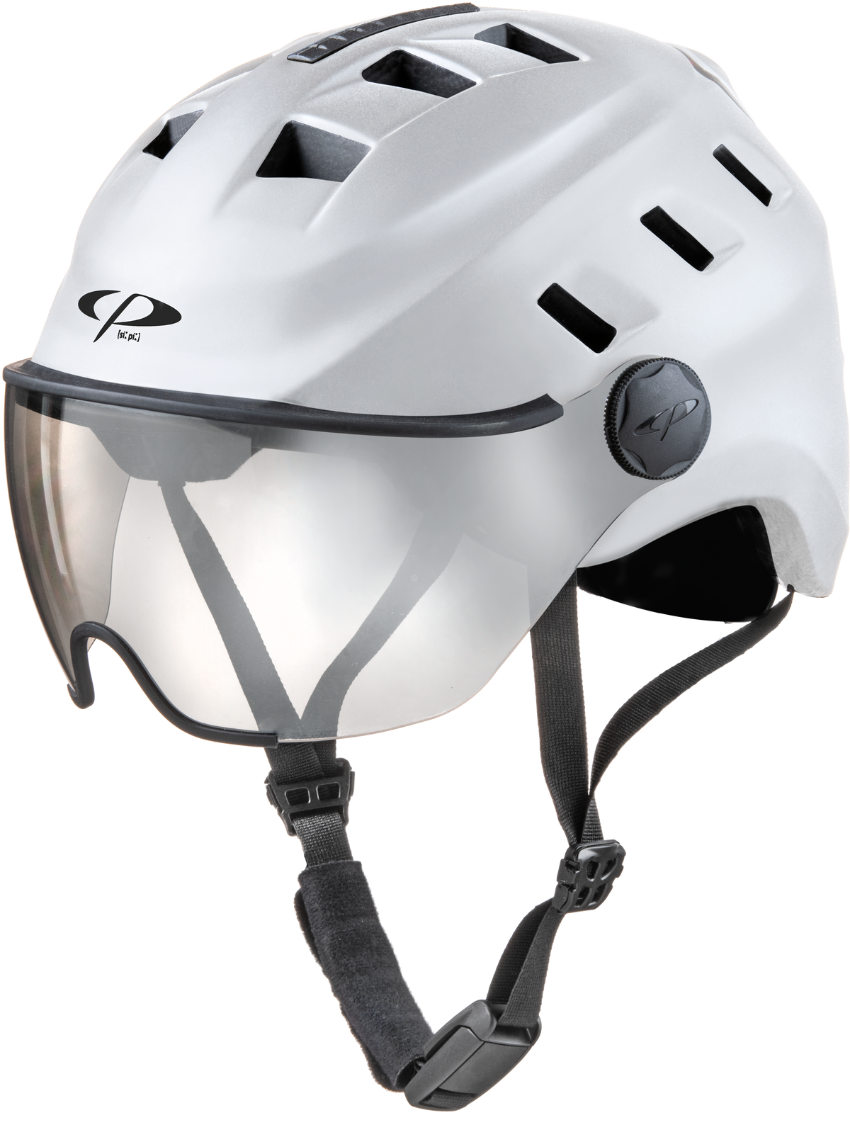 CP Chimo Bike, Velo Helm mit Visier - white 2