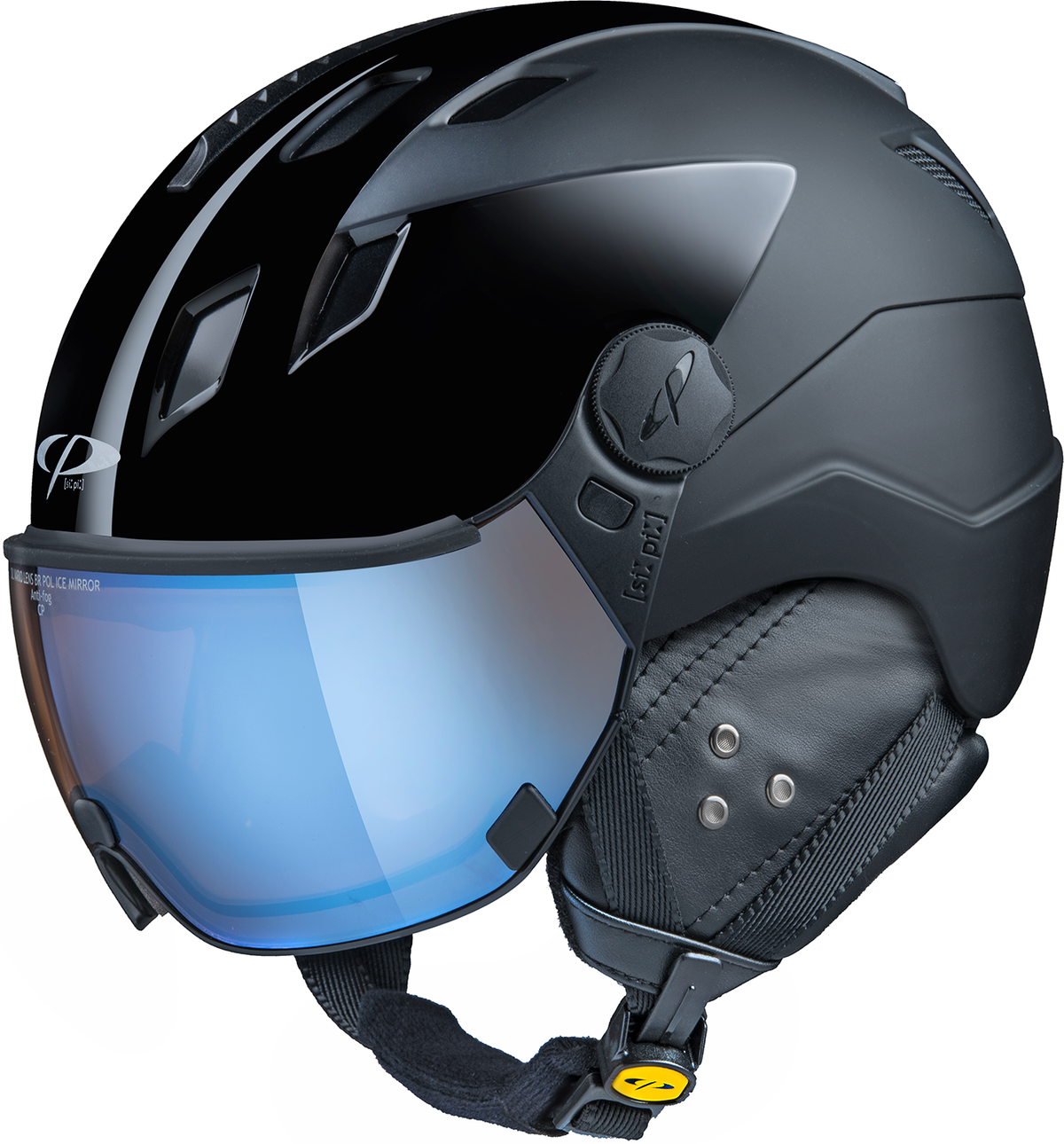 CP Corao+ Cashmere Skihelm mit Visier in Black