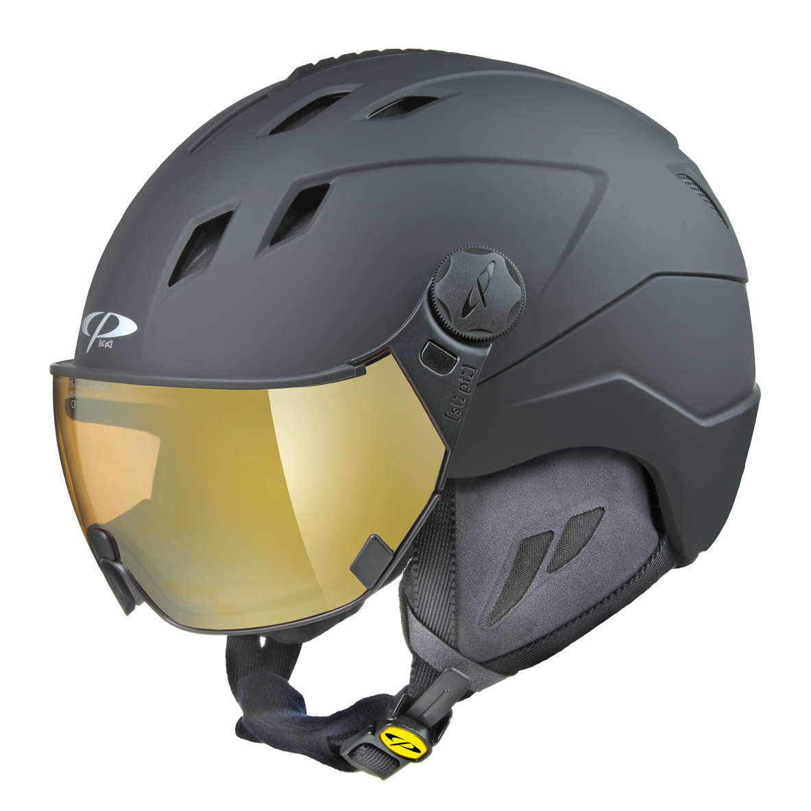 CP Corao+ Skihelm mit Visier in black- Photochromic 25-26