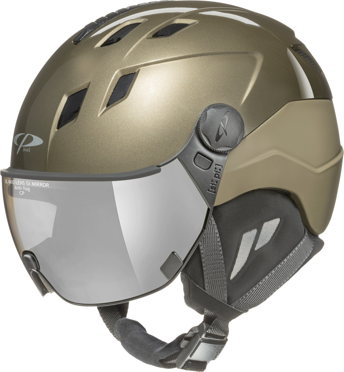 CP Corao+ Skihelm mit Visier in white - Photochromic 25-26