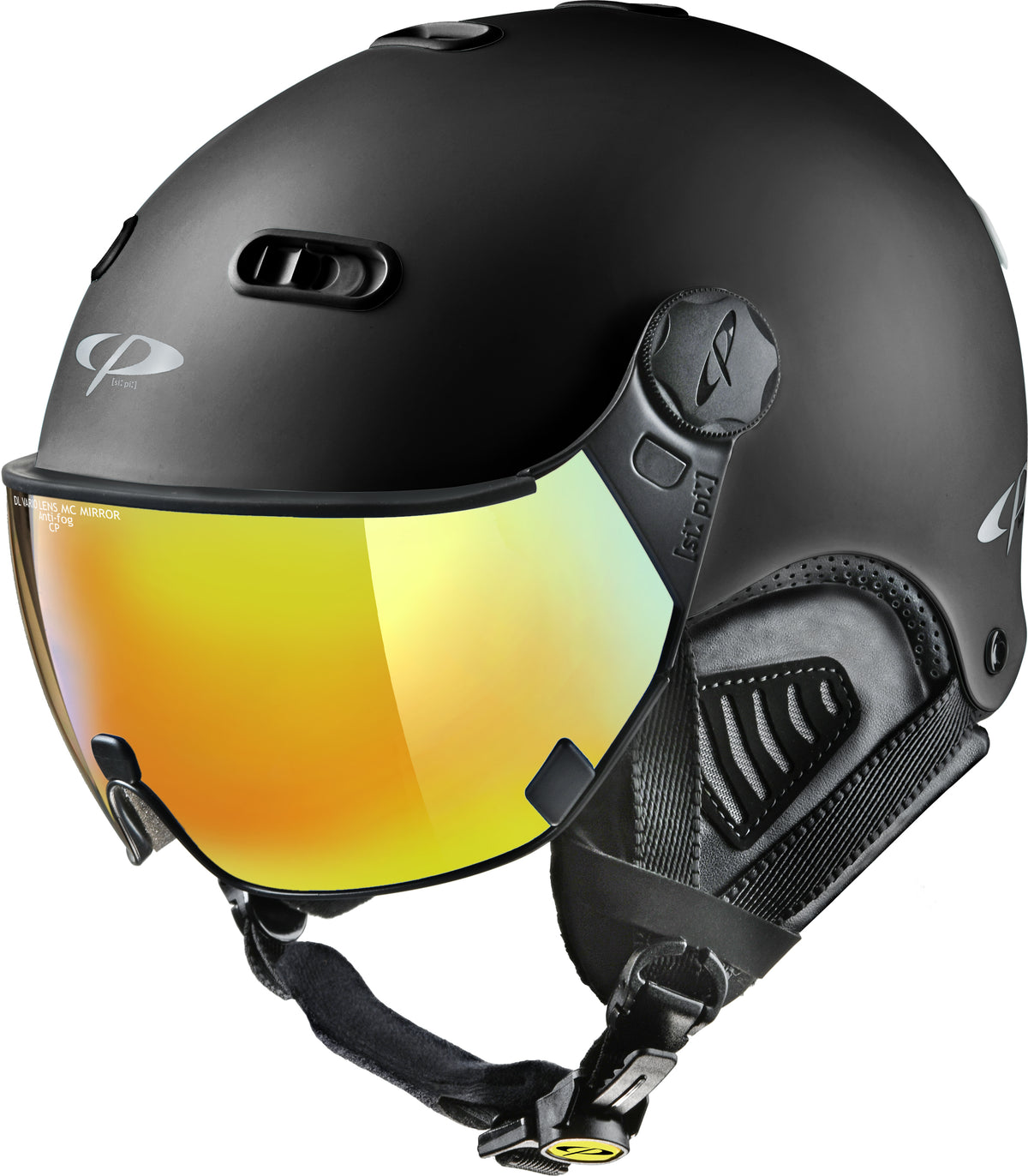 CP Carachillo Skihelm mit Visier in Black - photochromic