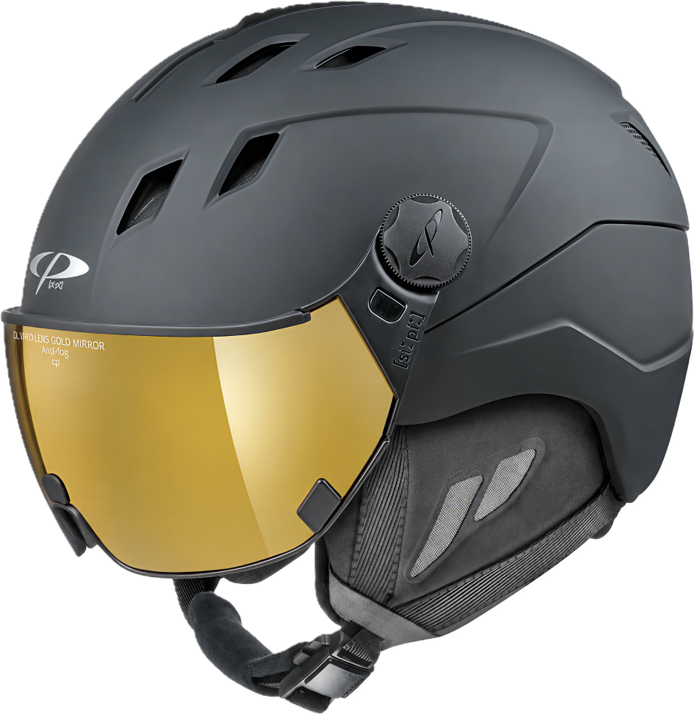 CP Corao+ Skihelm mit Visier in Schwarz - Photochromic Visor