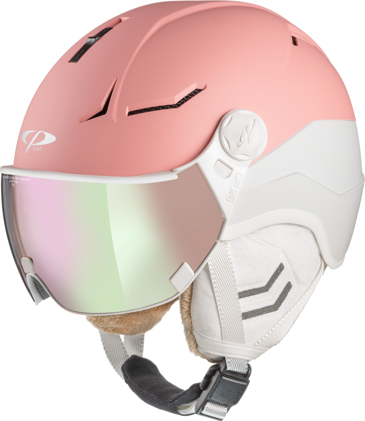CP Coya+Skihelm mit Visier in pink - Polarised 25-26