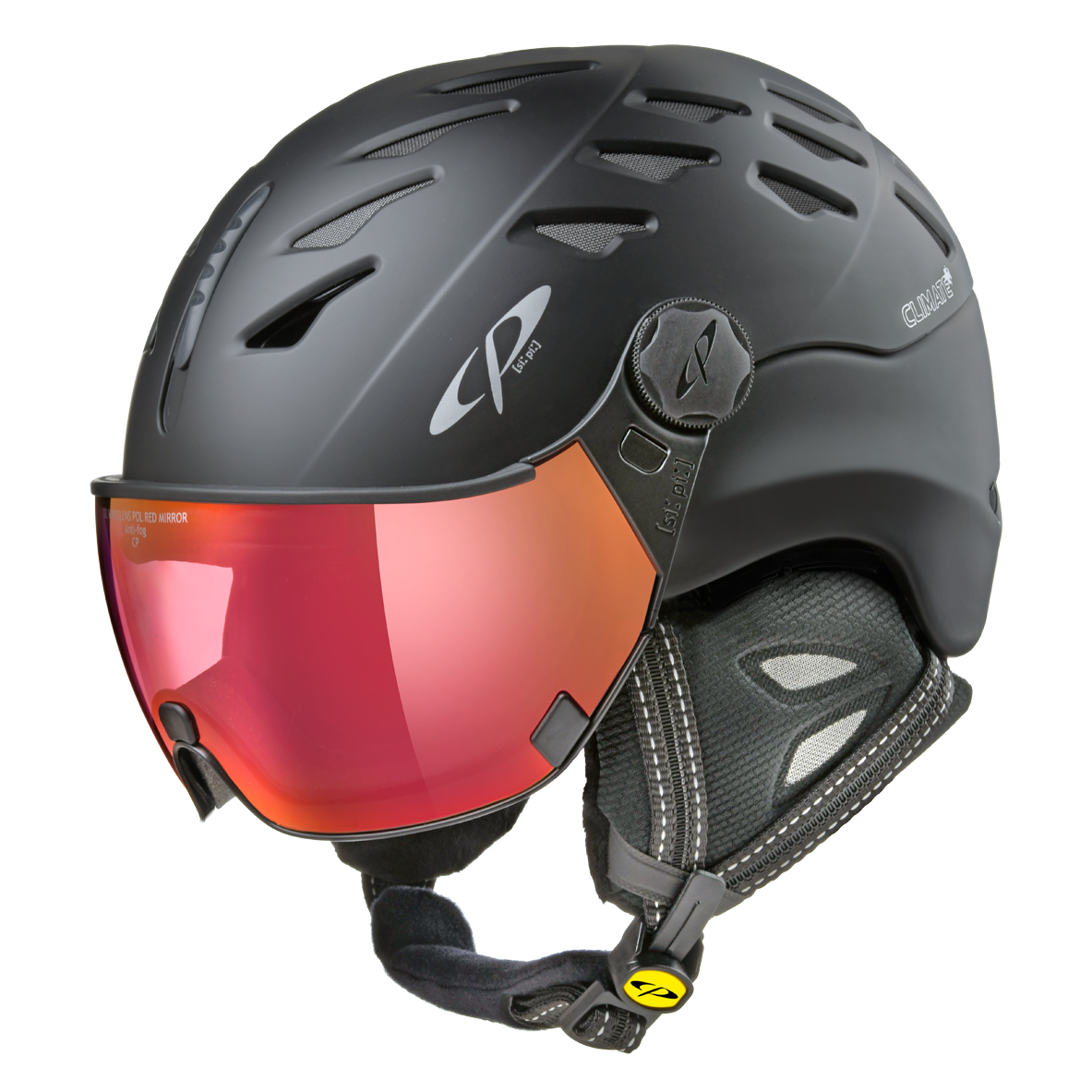CP Cuma Skihelm mit Visier in black  - polarised