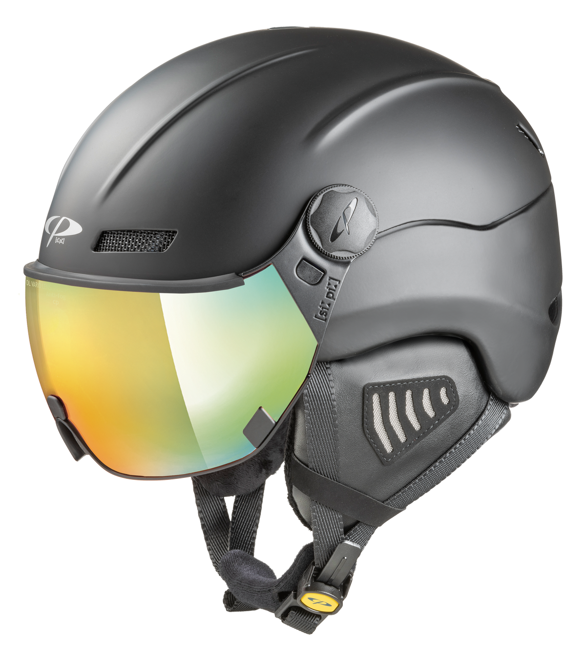 CP New Camurai Skihelm mit Visier in Black - Photochromic
