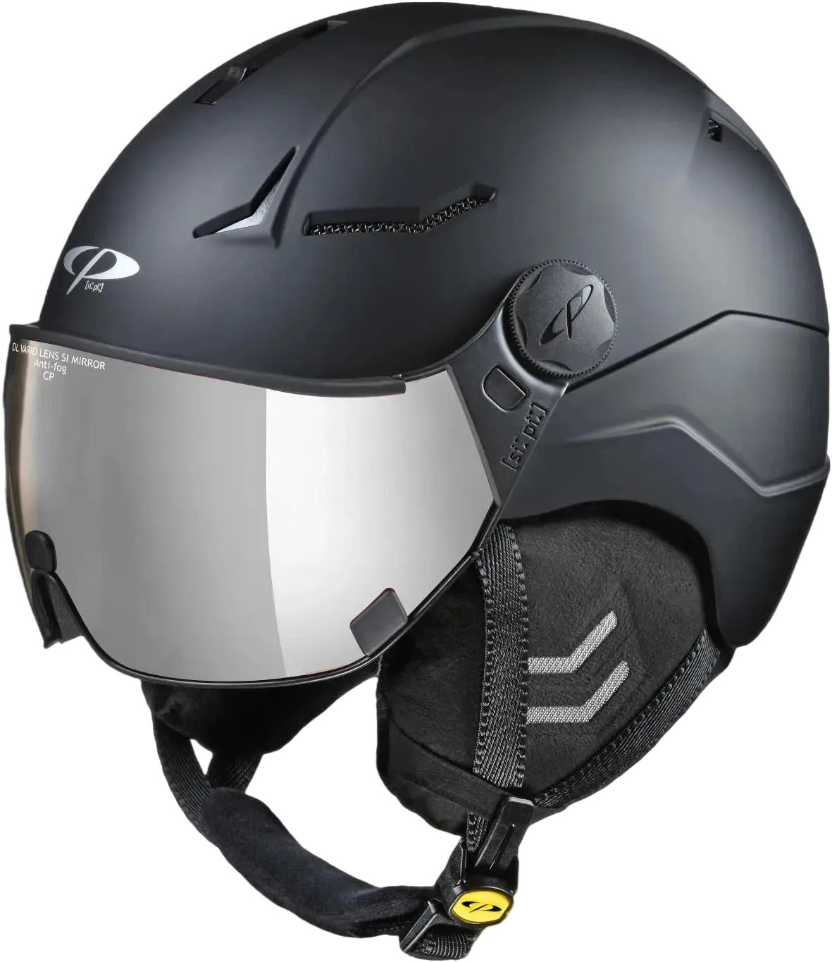 CP Coya+ Skihelm mit Visier in Black