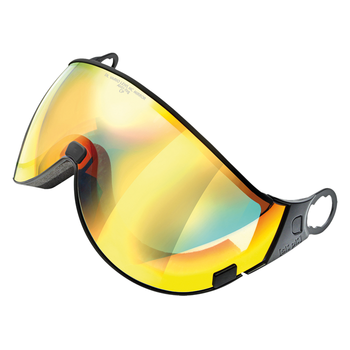 cp photochromic visier - multicolor mirror - black frame 1.6